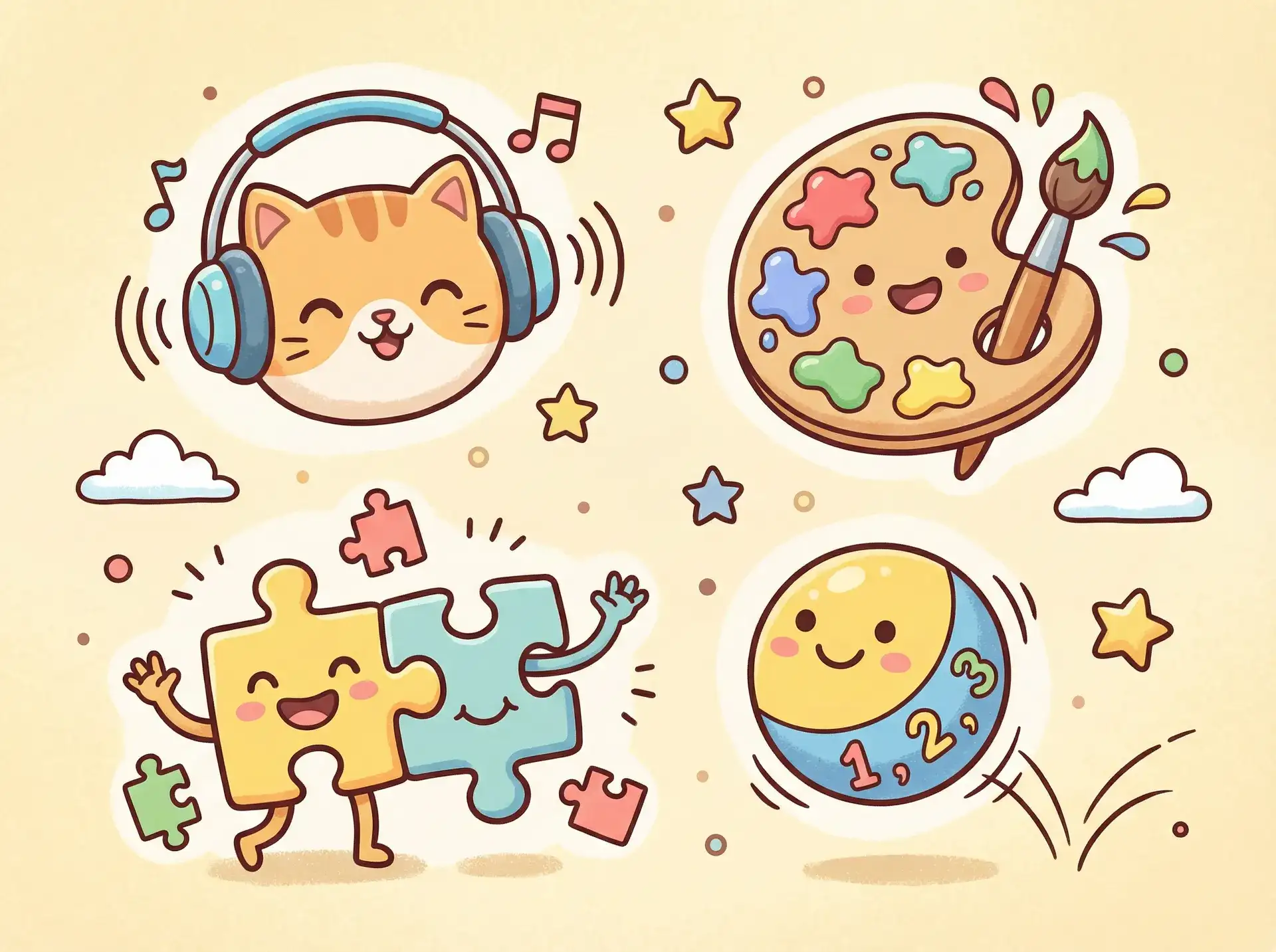 小朋友的手工作品 - 冷风暴全集 益智创作